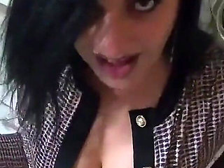 Tight Jumpsuit, Furry Boots & Messy Deepthroat with a Cum-licking Finish