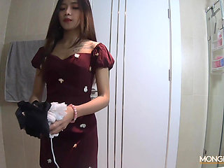 Asian Babe Pussy Filled With Creamy Cum