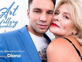 Milf Diana Has An Art Gallery Sexdate With A Young Stud