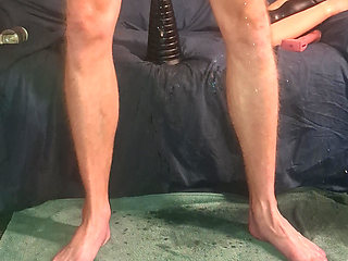 Solo male extreme anal dildo - huge toys