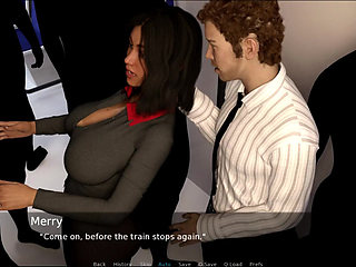 Project hot wife #44 - Merry and Ben got stuck in the elevator...Ed looked at Merry while she took a shower