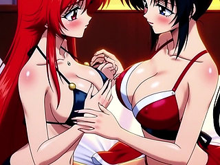 Rias Gremory & Mai Shiranui - Adult Animated Encounter