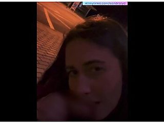 Blowjob On The Bus Stop