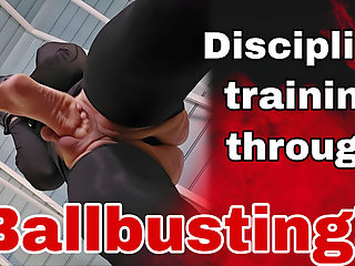 Training Zero Femdom Slave Discipline Through Ballbusting CBT Punishment