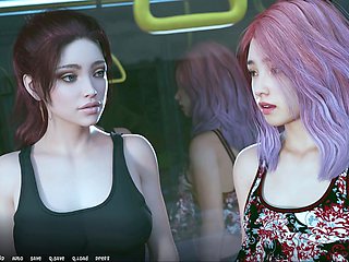 Big breasts and a curvy caboose in this 3D visual novel adventure