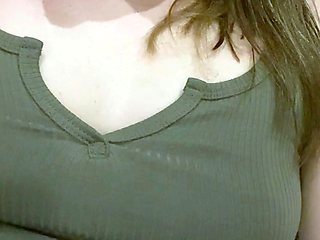 Amateur striptease and Solo masturbation