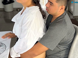 The Girl Seduced the Man at Work, She Didn't Have a Chance...