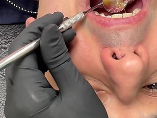 Nurse Bunny Checks Dr. Canada's Teeth Multi Angle