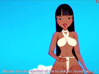 Chel hot deepthroat in the hot springs - El Dorado