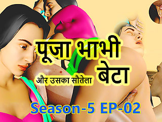 S5_ep_02 Desi Chubby Pooja Bhabhi and Stepson