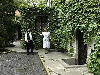 Busty German Redhead Maid Handjob in Castle - Vivienne Clash