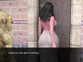 Sexy Mistress Fucked by Her Goblin Slave