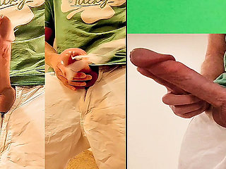 Two Big Cumshots From a Big Cock...