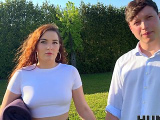 Czech couple with a hot wife enjoys a steamy threesome with Suzie Sparklez