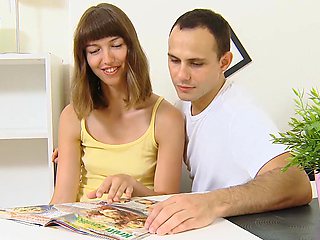 Teen Marisa indulges in a wild orgy of sucking and fucking