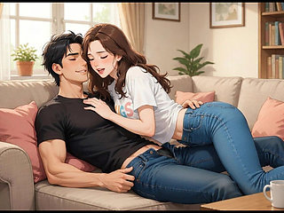 I Fucked My Girlfriend's Stepsister (19) While She Was Watching Hentai Anime