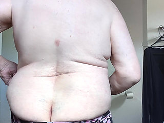 Wife's Flower Pantie and Belted