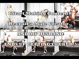 My Husbands Helps Me Create Content and Ends up a Cuck