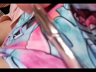 Nanny Masturbates and Shows Her Wet Thongs