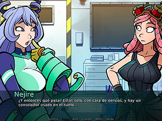 Mei's Project - The Voluptuous Nejire Hado from My Hero Academia Testing the Great Invention of the Beautiful Mei