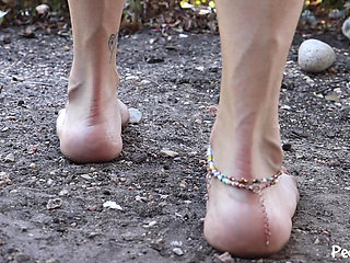 Tuffie Gets Her Feet Dirty