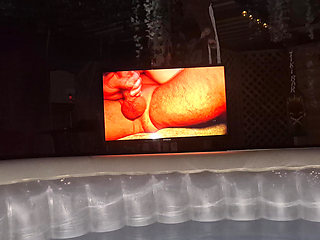 watching a home made sex tape of my wife and her lover whilst I masturbate