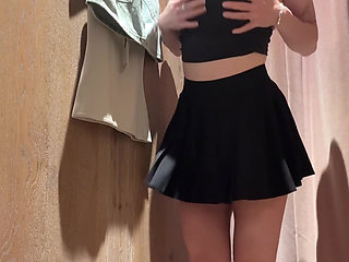 Cumming Hard While in the Change Room!! Hoping I Don't Get Caught!