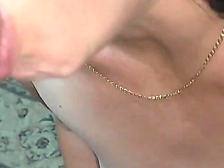 Horny Mature Blowjob with Cum in Mouth POV