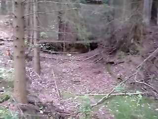 A fatal walk - Fucked, punished and totally filled with piss in a German WW2 bunker