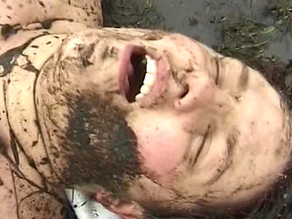 Muscular Hunks Pound Deep in Muddy Waters