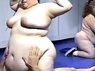 Granny Orgy with BBW Beauties Eating Pussy and Using Dildo