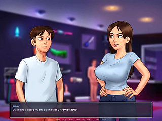 Summertime saga: stepbro helps his stepsis to buy sex toys and ended up with an unexpected throat pie ep 62