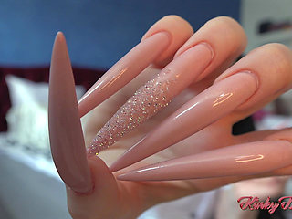 Pink Sparkly Nails Worship