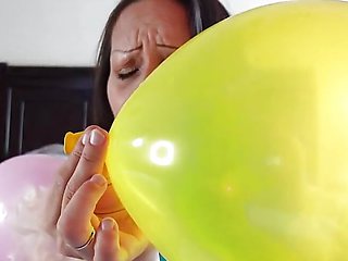 I Blow You Stroke I Want to Tease You with My Balloons, I Want to Watch You Stroke Your Cock to Every Blow of Breath