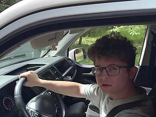 Blonde woman is getting fucked in front of a cuckold