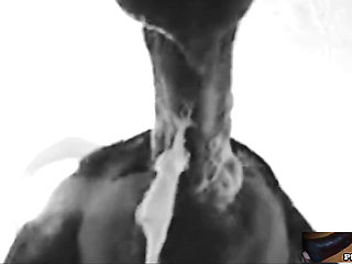 PERFECT LIPS-goes black an white with a ass sloppy MOUTH!!!