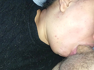 SHE STARTS THE DAY FULL OF LONGING FOR A COCK INSIDE HER LITTLE MOUTH