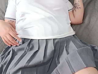 BAREBACK AND WITH MY PANTIES ON MY LEGS I MY COUSIN SCHOOLGIRL+18