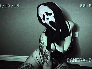 Paranormal Faptivity Ghostface Spotted on Cam