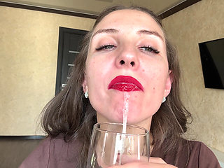 Uvula Spit Close-up POV