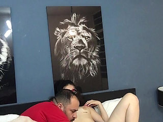 Beautiful girl masturbates inciting me to fuck her pussy