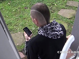 The slut Psynix fucked raw by straight boy curious