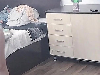 Sexy Wife Workout at Home Naked.