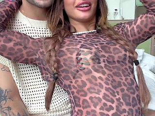 The new Italian girlfriend is eager to share the time with her boyfriend