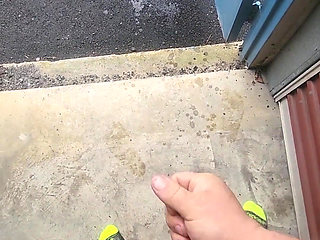 Almost Caught Enjoying the Storage Unit