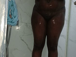 A Cold Shower Washing My Pussy