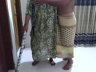 Egyptian Big Ass & Huge Boobs Hot BBW Aunty Sweeps the Room When Neighbor Guy Anal Fuck & Gives Cum in Her Ass - Muslim