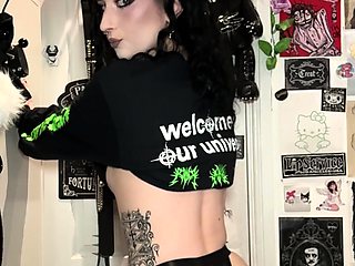 Hottest brunette solo webcam masturbation 2
