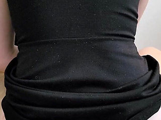 Leashed Sissy Drinks Mistress Piss Like the Thirsty Slave She Is