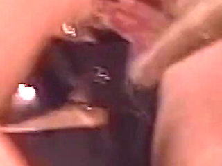 Blonde Fetish Babe in Leather Gets Roughly Dominated